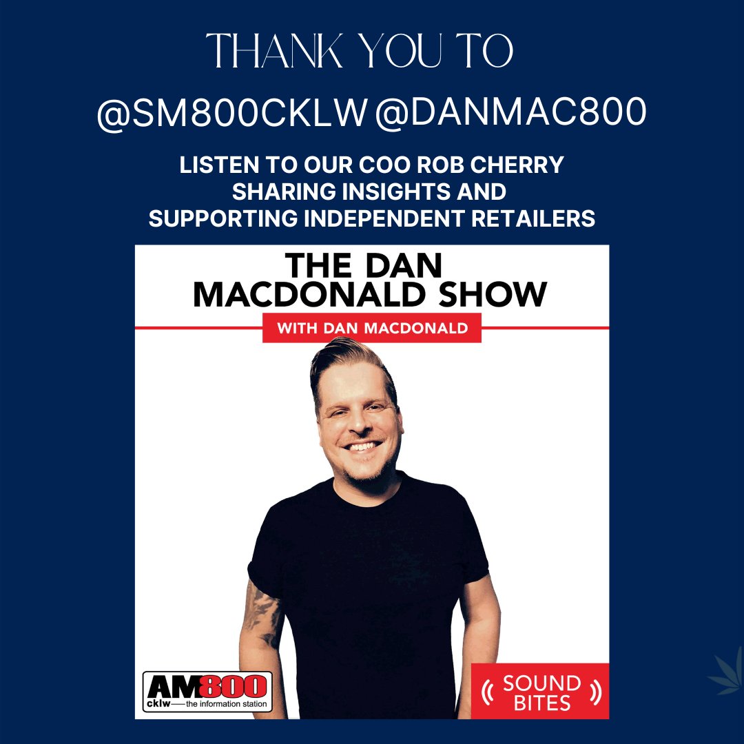 Listen to our COO <a href="/robcherry17/">Rob Cherry</a> on @am800cklw with @danmac800 👇🏻 Support Independent Retailers💙🌿🛍
iheartradio.ca/am800/audio/st…