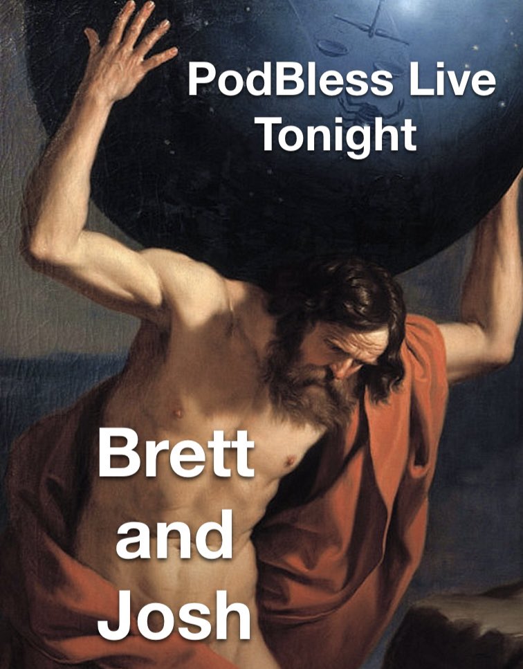 podbless's tweet photo. Hey yโall, be sure to tune in tonight Live at 9:30pm est. if you are needing a laugh and some interesting conversations set down with us and chat #podbless #podernfamily #funny #blessurheart #christian #podcast #churchstuff https://t.co/xZrQqoJcSR