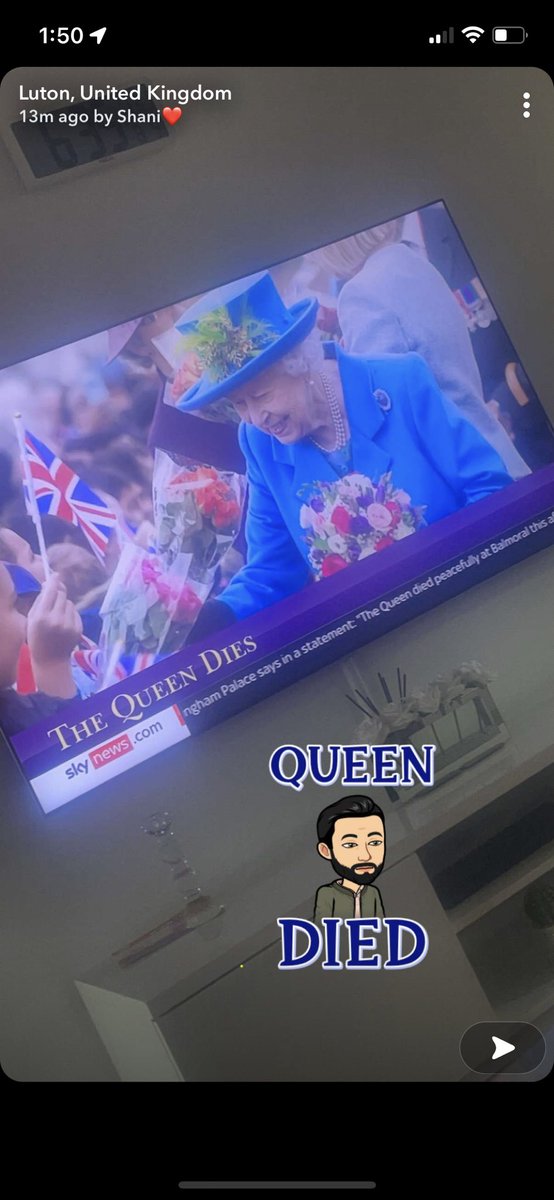 catallocco's tweet image. I absolutely recommend everyone go to London on the Snapmap. #QueenElizabeth