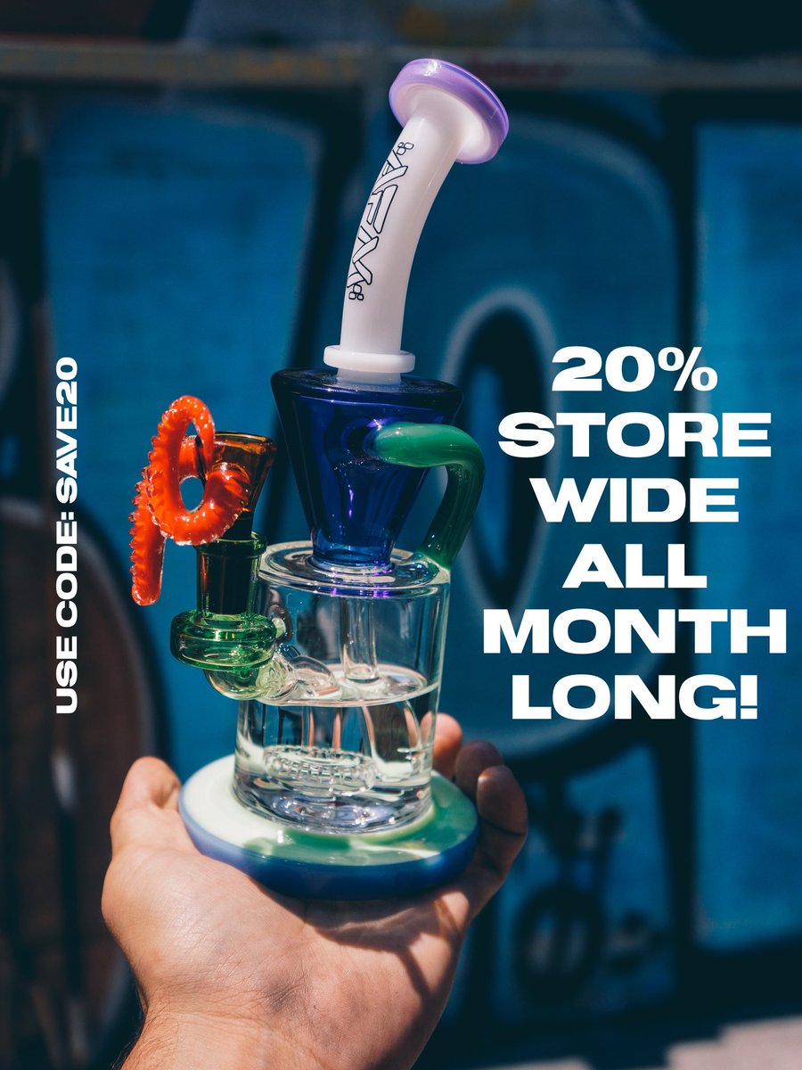 All September long our whole store is 20% off with code SAVE20

Tons of brand new styles at huge discounts! smokeafm.com