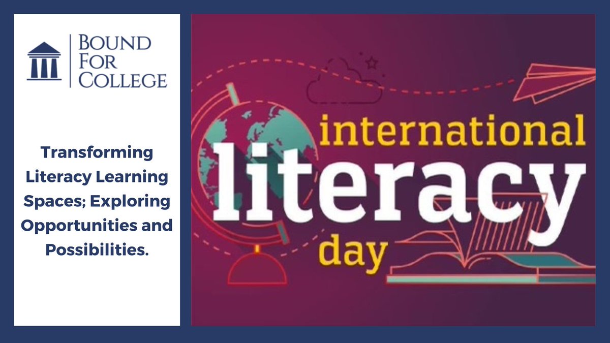 BoundForCollege's tweet photo. #InternationalLiteracyDay 📖 https://t.co/EIUeakHyoD