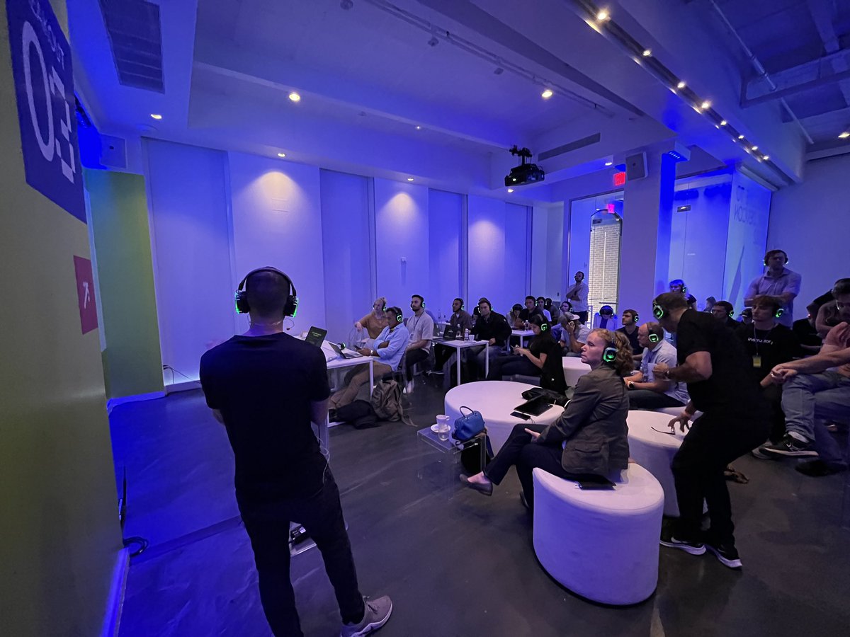 mlhassett's tweet image. breakout disco day ✌️ #WixDevCon2022