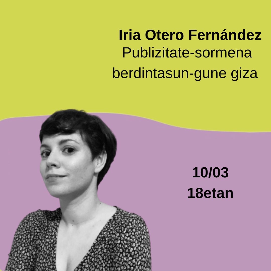 ComunicadorasNA's tweet photo. ¡No paramos! En menos de un mes tendremos en Pamplona a @iria_otero_ (creadora de @fillingthegap_) y aprenderemos (mucho) de publicidad como espacio de igualdad. 

¿Te vienes? Inscríbete aquí https://t.co/HI17pB5BWX https://t.co/iGYfQkg1Si