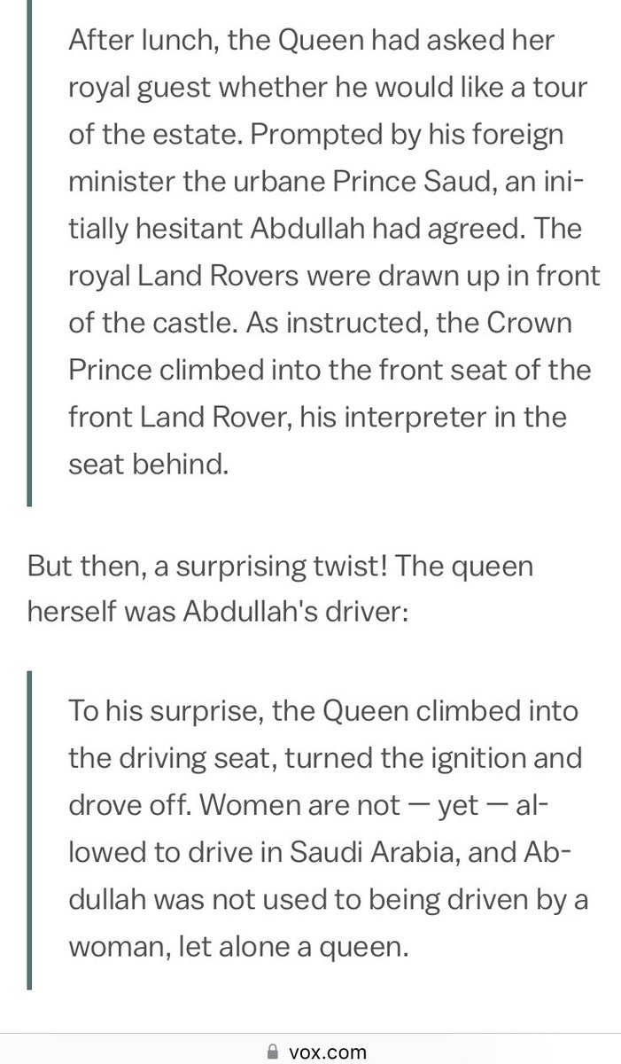 arlenparsa's tweet photo. The story of how Queen Elizabeth hosted the crown Prince of Saudi Arabia is legendary 

https://t.co/9iZfqs59OA https://t.co/eNDK3ok7xk