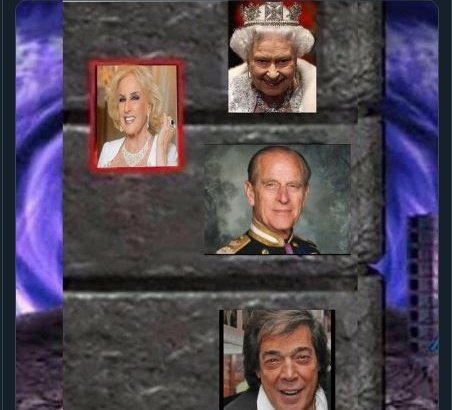 ezzetaborda's tweet photo. murió la reina isabel II, eso significa que Mirtha Legrand ganó y después de tanta disputa este meme llegó a su final https://t.co/fmeZYp3hUa