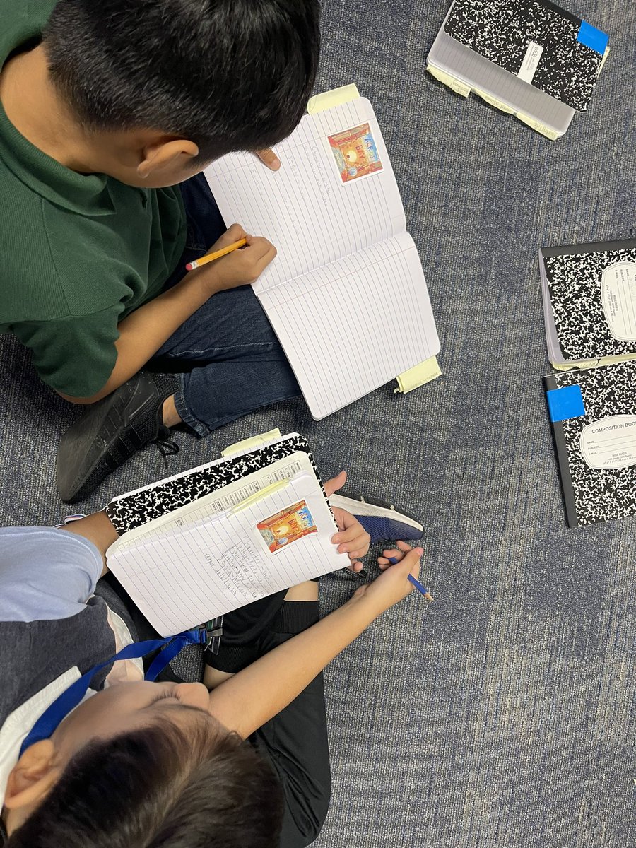castro_teaches's tweet photo. Keeping genre in mind today as we learn about fiction. A favorite activity to do is printing book jackets for notebook responses. #literacy #5th_is_lit #acrossthebay #readingandwriting #readingnotebooks #keepingstudentsengaged https://t.co/hWg9cCUX2p
