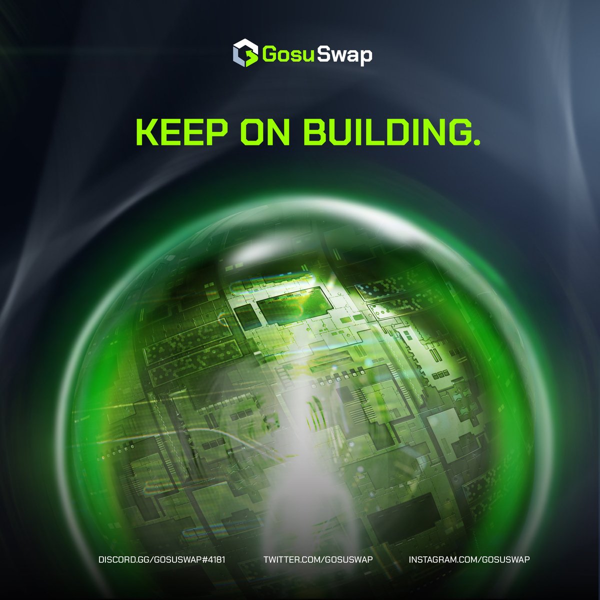 Gm to whoever is still here, keep on building 🛠

We're here to create solutions and open new features that lead to one of the fundamental building blocks of #web3.💡

#betterfuture #gosuswap