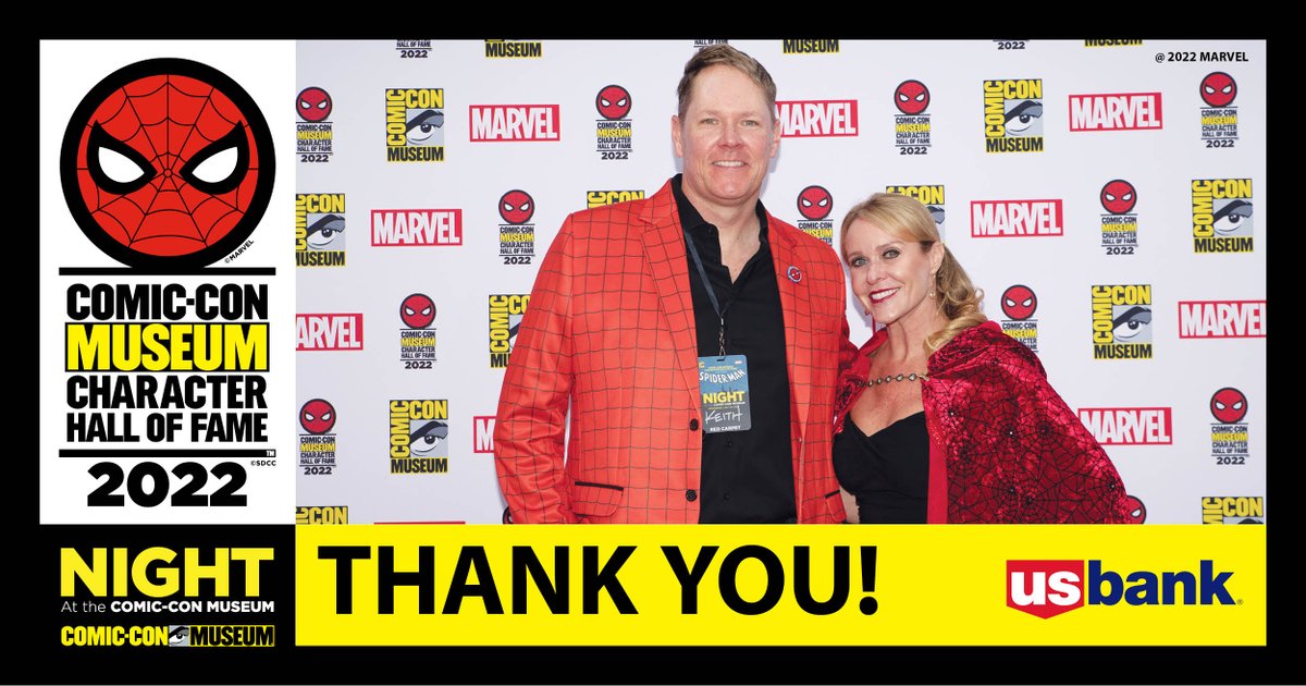 The Comic-Con Museum Character Hall of Fame induction of Spider-Man was beyond amazing! Our sincere thanks to <a href="/USBank/">U.S. Bank</a> for helping to make it a "Night at the Comic-Con Museum" to remember!
