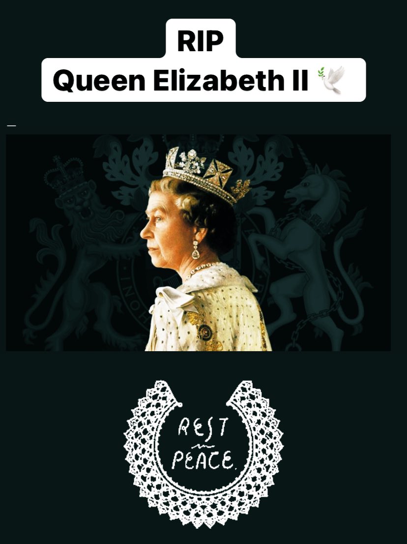 Soltrain2012's tweet photo. RIP Queen Elizabeth II https://t.co/bpCesEtxi7