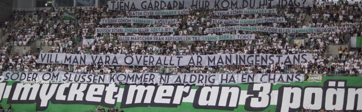 Försvinn djurgårdsjävlar härifrån!