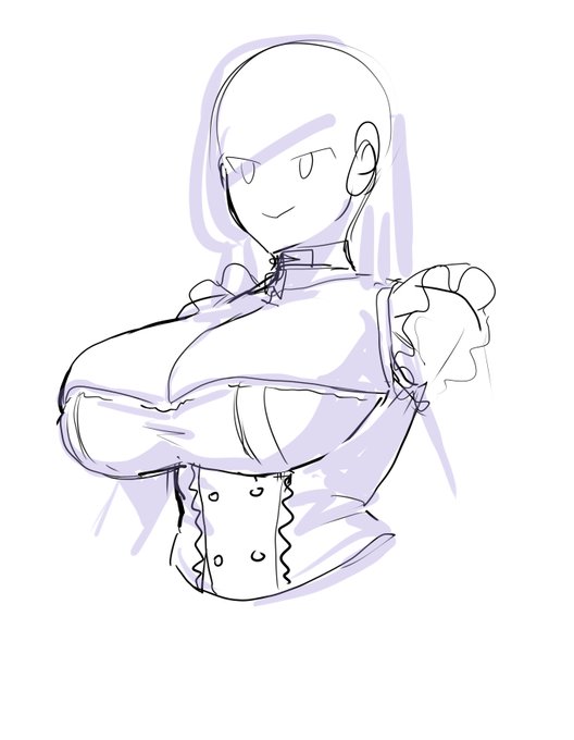 トルソー部分描いてる間が幸せって言いたかった 