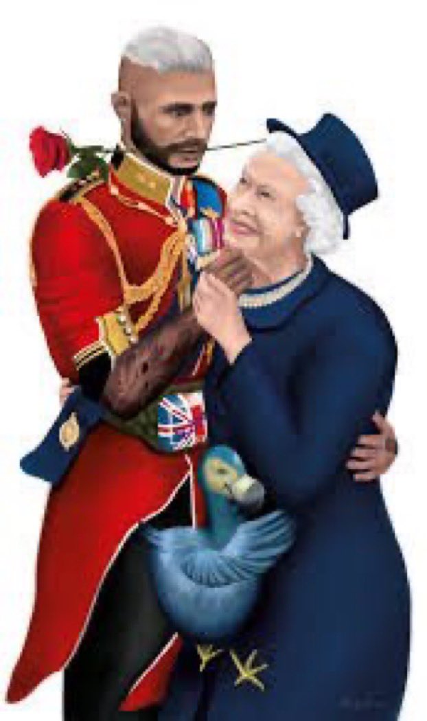 Just for the record I had no relationship or affairs with the Queen… I’m sorry to say pictures like these are edited and I am not trying to get haunted