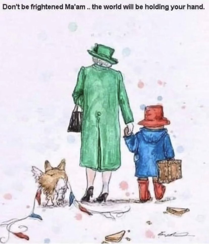elleamup's tweet photo. RIP #QueenElizabeth #HMTheQueen #UnitedKingdom #GreatBritain https://t.co/P2eeGwTzyN
