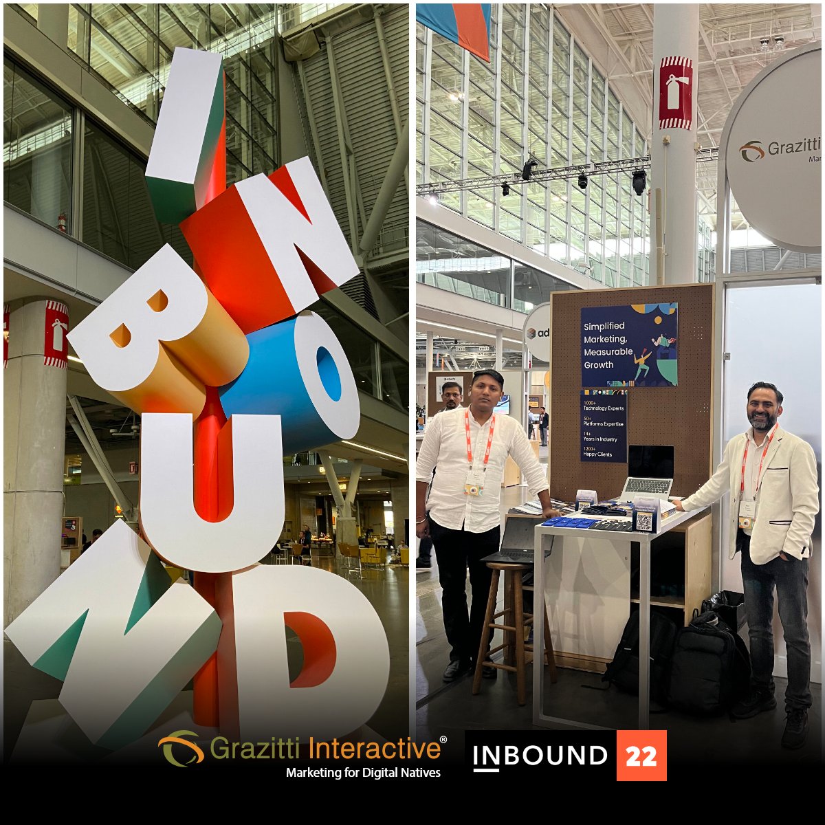 Grazitti's tweet photo. Day 3 of @INBOUND 22 is ready to roll and we're super excited! Looking forward to what today has in store for us. Join the event for more riveting sessions & don’t forget to meet us at Booth #55.
👉 https://t.co/o1wf2CK4ry 👈
#inbound #INBOUND22 #hubspotinbound #grazitti https://t.co/58YNf5y5zg