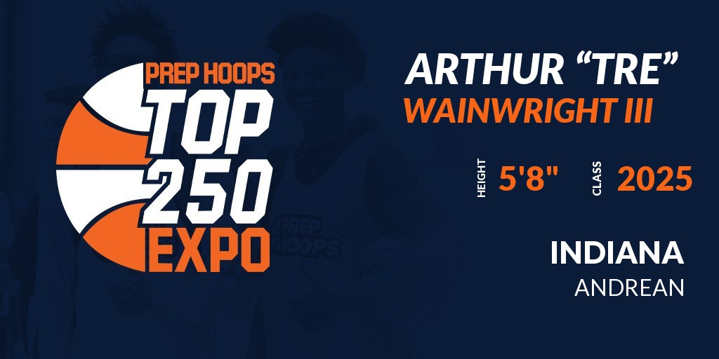 Prep Hoops Indiana (@prephoopsin) on Twitter photo Welcome Class of 2025 Arthur “Tre” Wainwright III (<a href="/TreWainwright_3/">Arthur E. Wainwright III (Tre’ or I.T.)</a>) of Andrean HS to the <a href="/PrepHoopsIN/">Prep Hoops Indiana</a> Top 250 Expo @ Boys & Girls Club of Noblesville.
🔥🏀 #PHTop250Expo 🏀🔥
More Info! 👇
events.prephoops.com/e/501/register… Welcome Class of 2025 Arthur “Tre” Wainwright III (<a href="/TreWainwright_3/">Arthur E. Wainwright III (Tre’ or I.T.)</a>) of Andrean HS to the <a href="/PrepHoopsIN/">Prep Hoops Indiana</a> Top 250 Expo @ Boys & Girls Club of Noblesville.
🔥🏀 #PHTop250Expo 🏀🔥
More Info! 👇
events.prephoops.com/e/501/register…