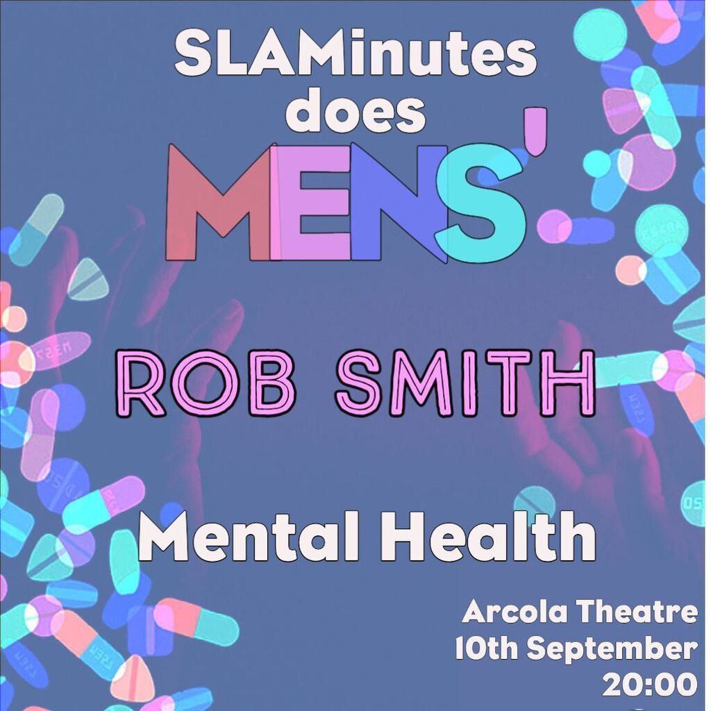 #14 in #SLAMinutes does #mens #mentalhealth is the excellent #playwright Rob Smith
.
THIS SATURDAY, <a href="/arcolatheatre/">Arcola Theatre</a> raising money for Mind
.
TIX in bio &amp; buff.ly/3PFFLEQ
.
#theatre #spokenword #poetry #writing #newwriting #performance #MentalHealthAwareness #mensmentalhe…