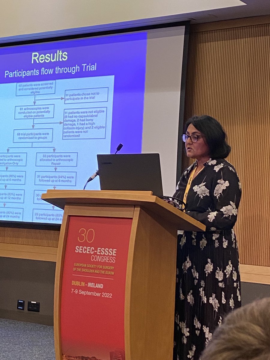 Eoin Ó Conaire (@ebtc_eoin) on Twitter photo We waited patiently all day for the headline act! And as always <a href="/AnjuJaggi/">anju jaggi</a> didn’t disappoint! Presenting for the the first time the top-secret results of the RCT: inferior capsular shift v diagnostic arthroscopy for atraumatic instability #eusser2022 We waited patiently all day for the headline act! And as always <a href="/AnjuJaggi/">anju jaggi</a> didn’t disappoint! Presenting for the the first time the top-secret results of the RCT: inferior capsular shift v diagnostic arthroscopy for atraumatic instability #eusser2022