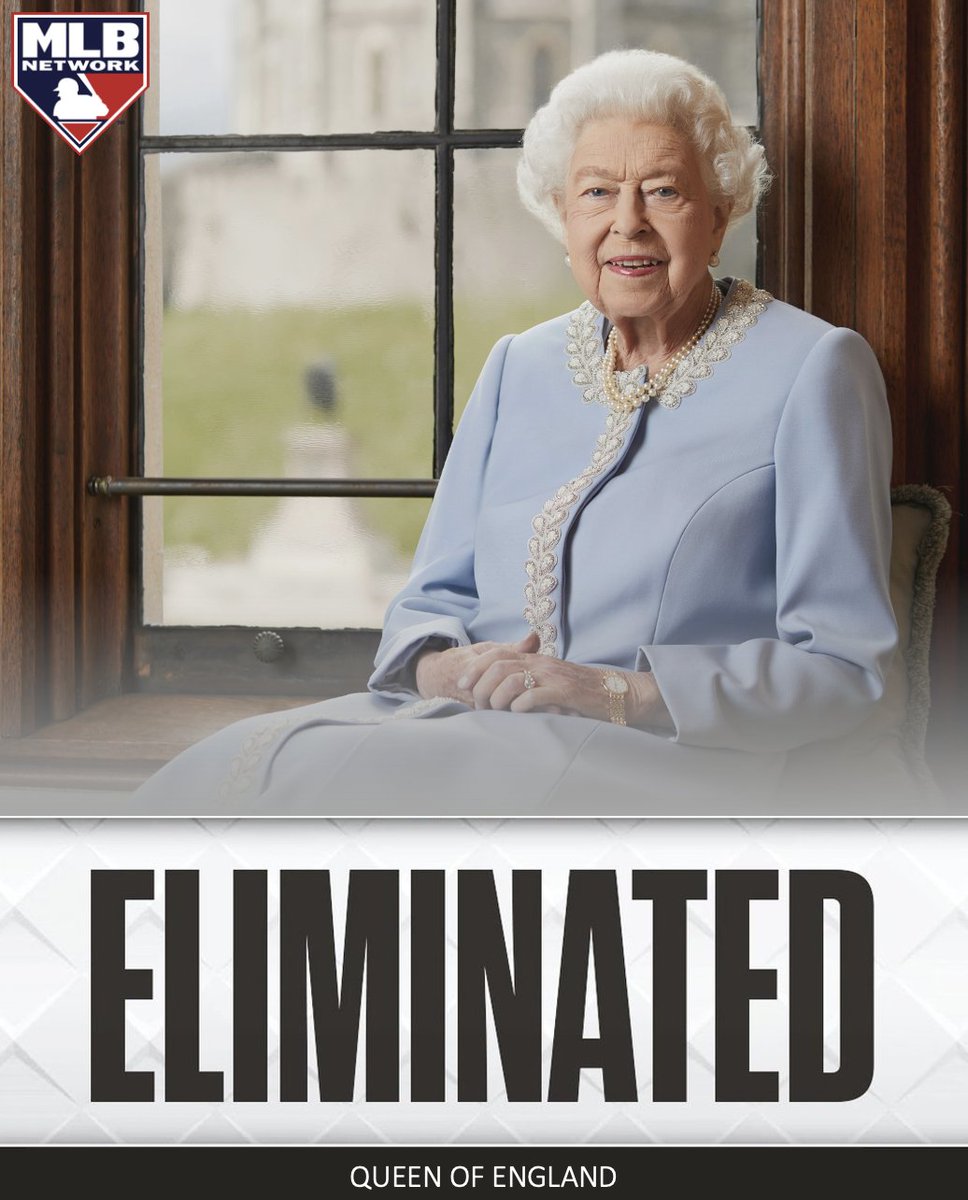 The Queen of England has been eliminated from playoff contention this season