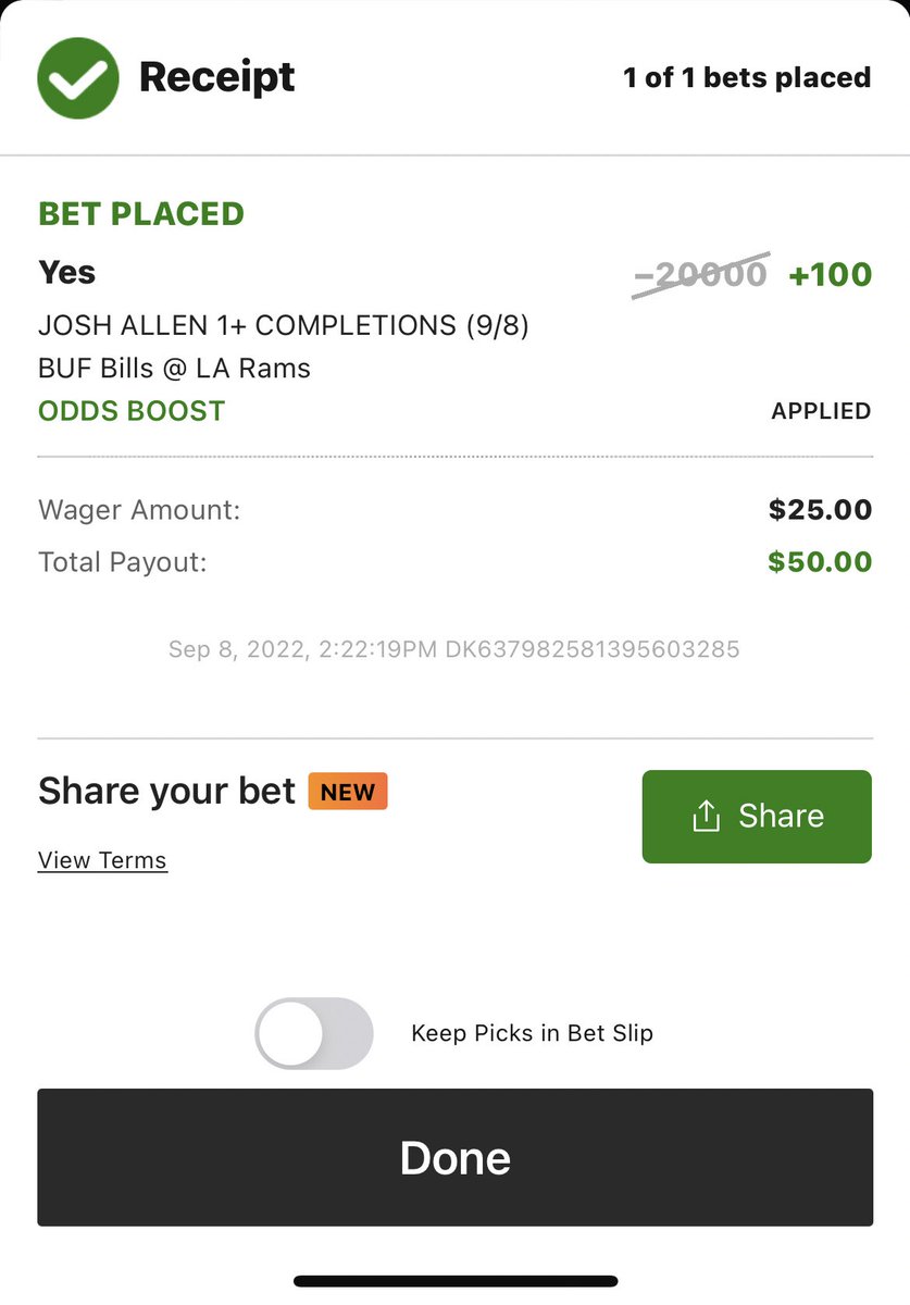 NaptownOvers's tweet photo. Nice free money odds boost on @DKSportsbook for tonight’s game! https://t.co/97wTzc9fqv