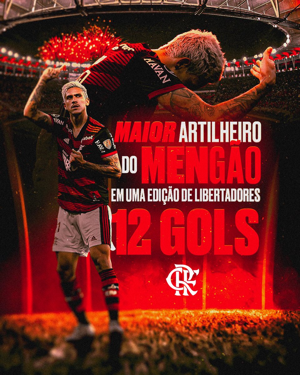 Tá bem demais, <a href="/Pedro9oficial/">P9</a>! Fez história! 👏❤️🖤

#CRF