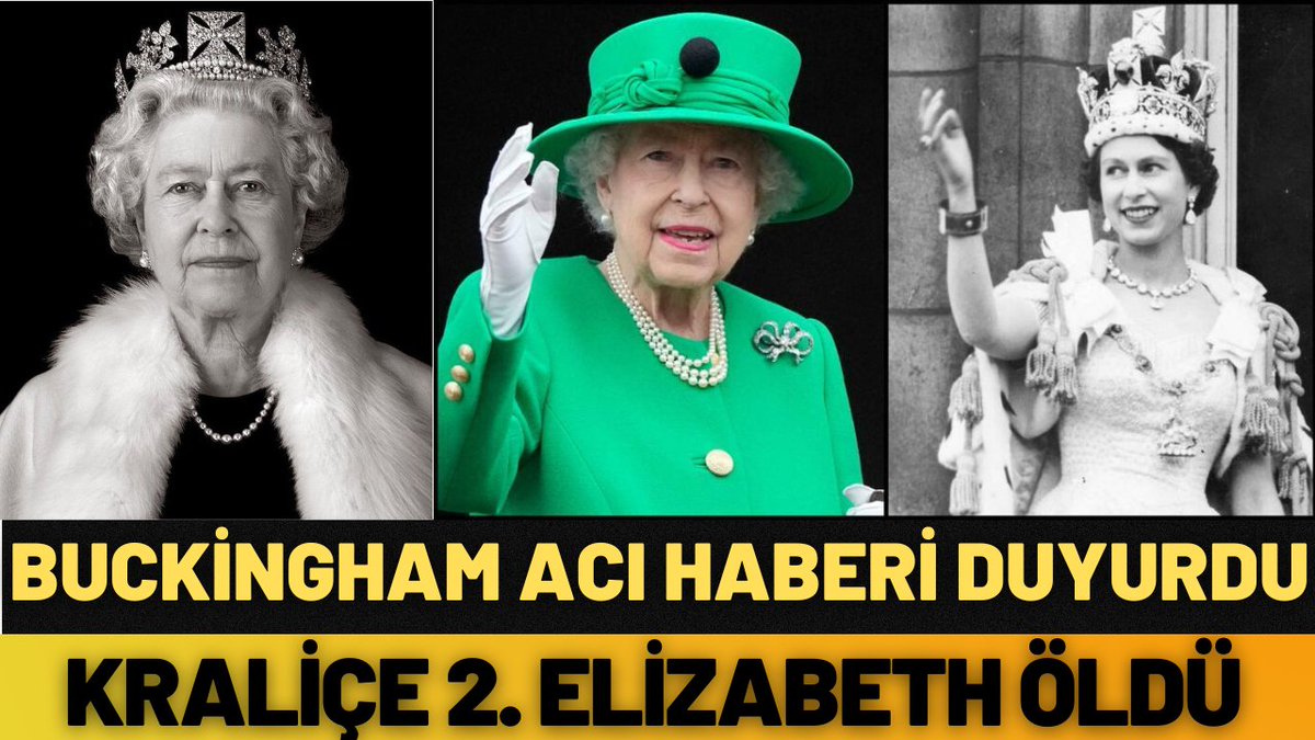 BLGMEKANI2's tweet photo. SON DAKİKA - İngiltere Kraliçesi 2. Elizabeth, 96 yaşında hayatını kaybetti https://t.co/qTwb5vllWM @YouTube aracılığıyla #queenelizabeth, #kingcharles, #princecharles, #buckinghampalace, #kraliçe, #kraliçeelizabeth, #elizabeth, #ingiltere, #ölüm, #2elizabeth, #kraliçe, #kralice, https://t.co/G25Ejc96Rn