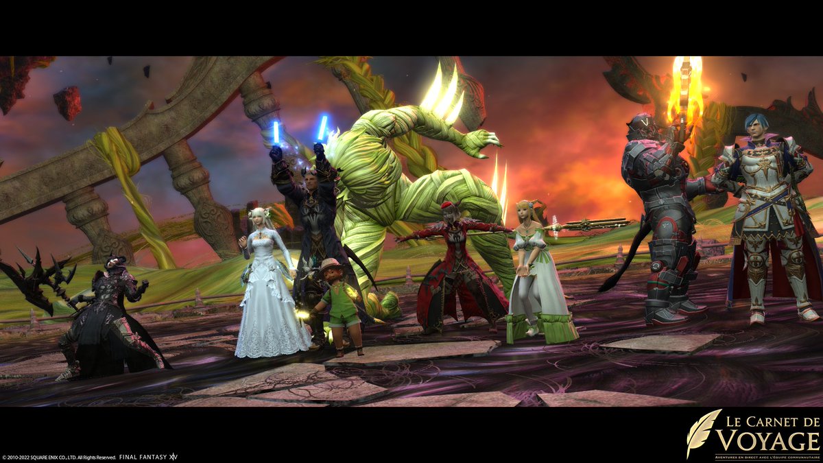 FF_XIV_FR's tweet image. Merci d'avoir été à nos côtés lors de cet épisode décoiffant du Carnet de Voyage #FFXIV, même si nous avons un peu peigné à conquérir la Toison des tempêtes ! 🌪️✂️

On se retrouve bientôt, des bisous ! ❤️