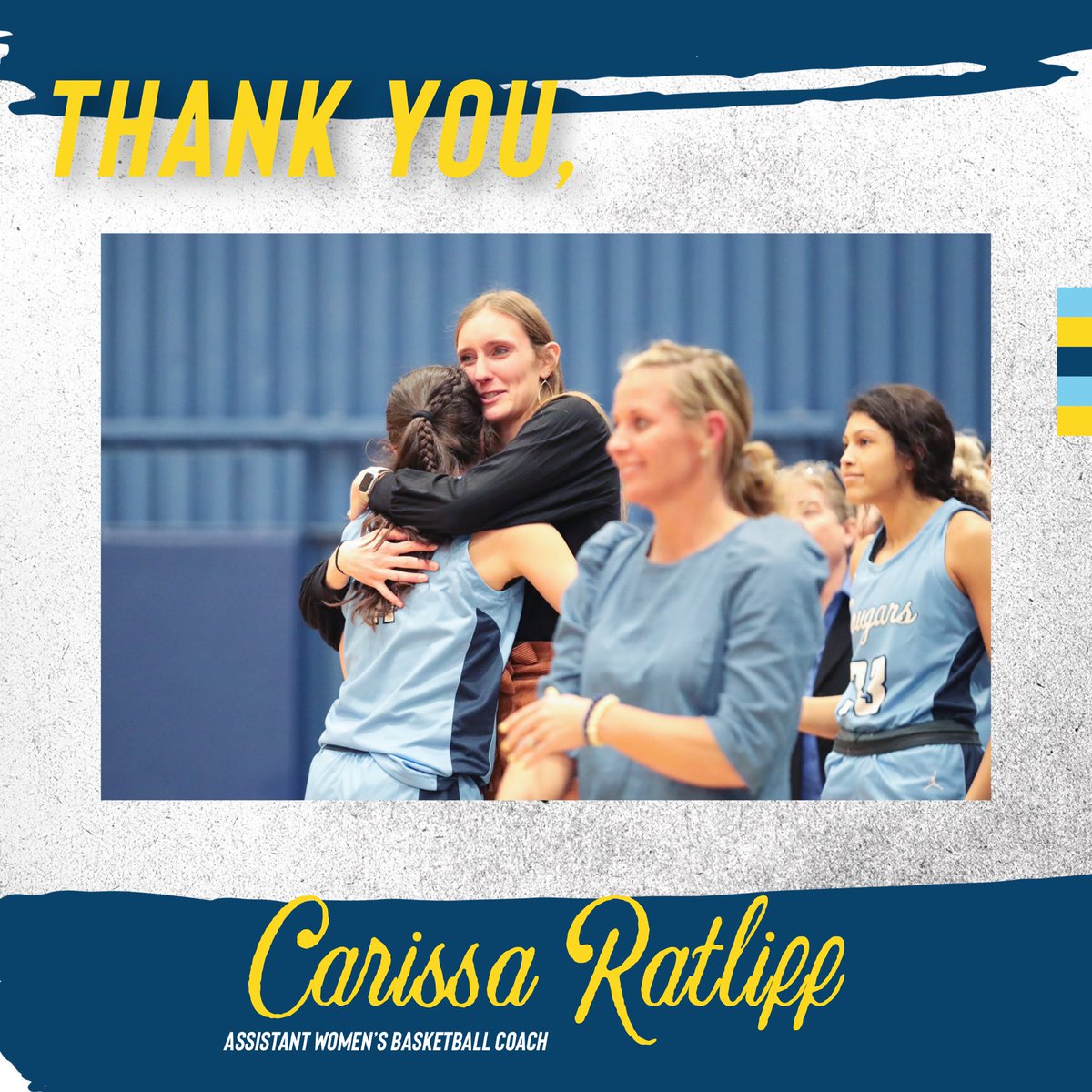 CCU Womens Basketball (@ccu_wbb) on Twitter photo Thank you Coach C for all of the time, hard work, and love you poured into our program. We are going to miss you so much, but we will be cheering you on and praying for you as you enter this new chapter! Thank you Coach C for all of the time, hard work, and love you poured into our program. We are going to miss you so much, but we will be cheering you on and praying for you as you enter this new chapter!