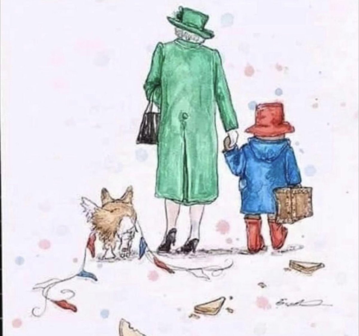 Thank you for your lifetime of service. Her Majesty,  Queen Elizabeth ll.          May she rest in peace