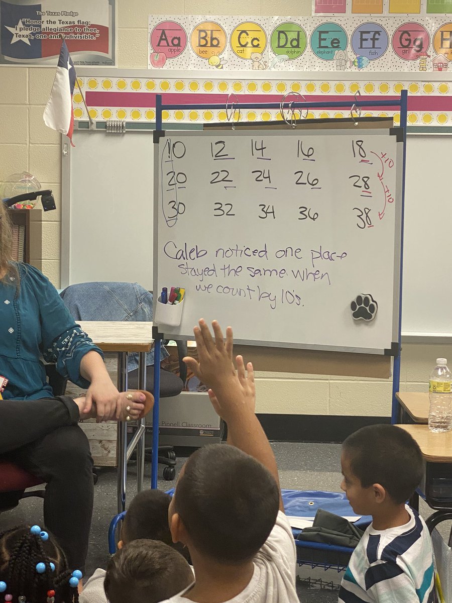 nsimpson327's tweet image. Check out this awesome choral counting in Ms. Presley’s 1st grade class!🤩🙌🏼 @MissPresley17  #mathroutines #pisdmathchat