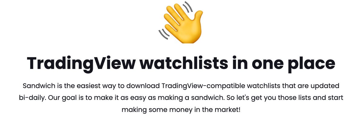 We will now add additional lists. There is a website called sandwich.finance where you can download coin lists from crypto exchanges instead of adding coins 1 by 1.

I would recommend downloading the Binance USDT markets and importing them as a custom list into TradingView