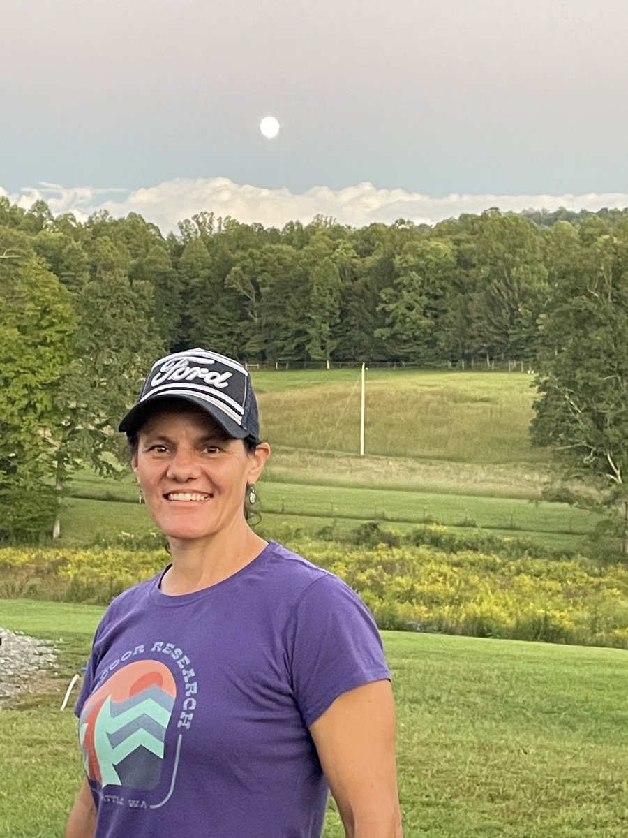 Full Moon and a beautiful woman in West By God Va.
