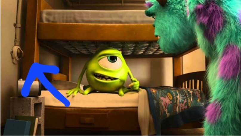 Disnerdette83's tweet photo. In the #MonstersInc universe, power is derived from screams, which are gaseous and stored in gas cannisters. This means instead of light switches, which use electricity, they use valves and pipes to get power

#Disney #Pixar #MonstersUniversity #DisneyTrivia #DisneyFunFacts https://t.co/U2vnXqjDIm