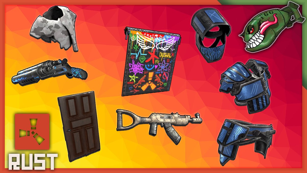 gerrmanman's tweet photo. Check out this week's limited @playrust Item shop with me! https://t.co/1XGZn5NaPY #Rust #rustskins Get them here - https://t.co/3Le2c6AJE0 https://t.co/WeA87LHnzw
