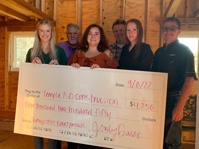 DeniseAyres13's tweet photo. With partners like #TempleAreaBuildersAssociation and #TurleyEngineering, the #WildcatWorkforce Construction program provides real-world learning experience for students. Our #TinyHouse is progressing toward completion thanks to your support!!! Thank you for your partnership! https://t.co/EWrq8zLbig