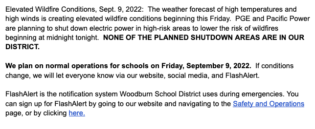 Woodburn School District (@woodburnsdnews) on Twitter photo 