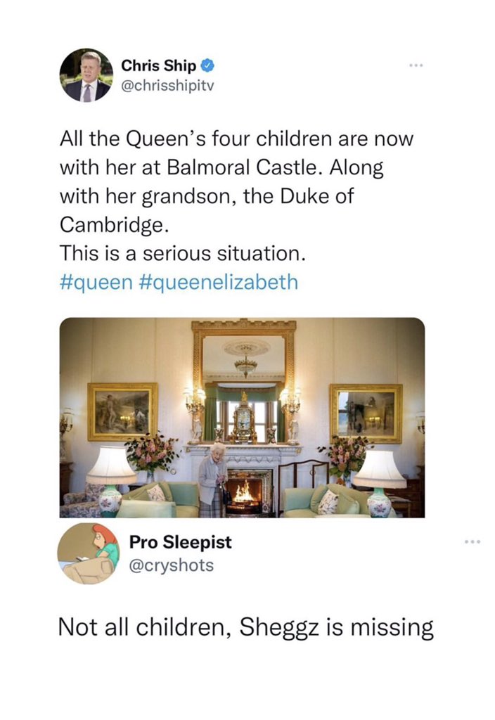 Sheggz grandma is dead ooo!!! who will break the news to him now??? #QueenElizabeth #Queen 😫😫 #BBNajia #BBNaijaS7 #BBNaija