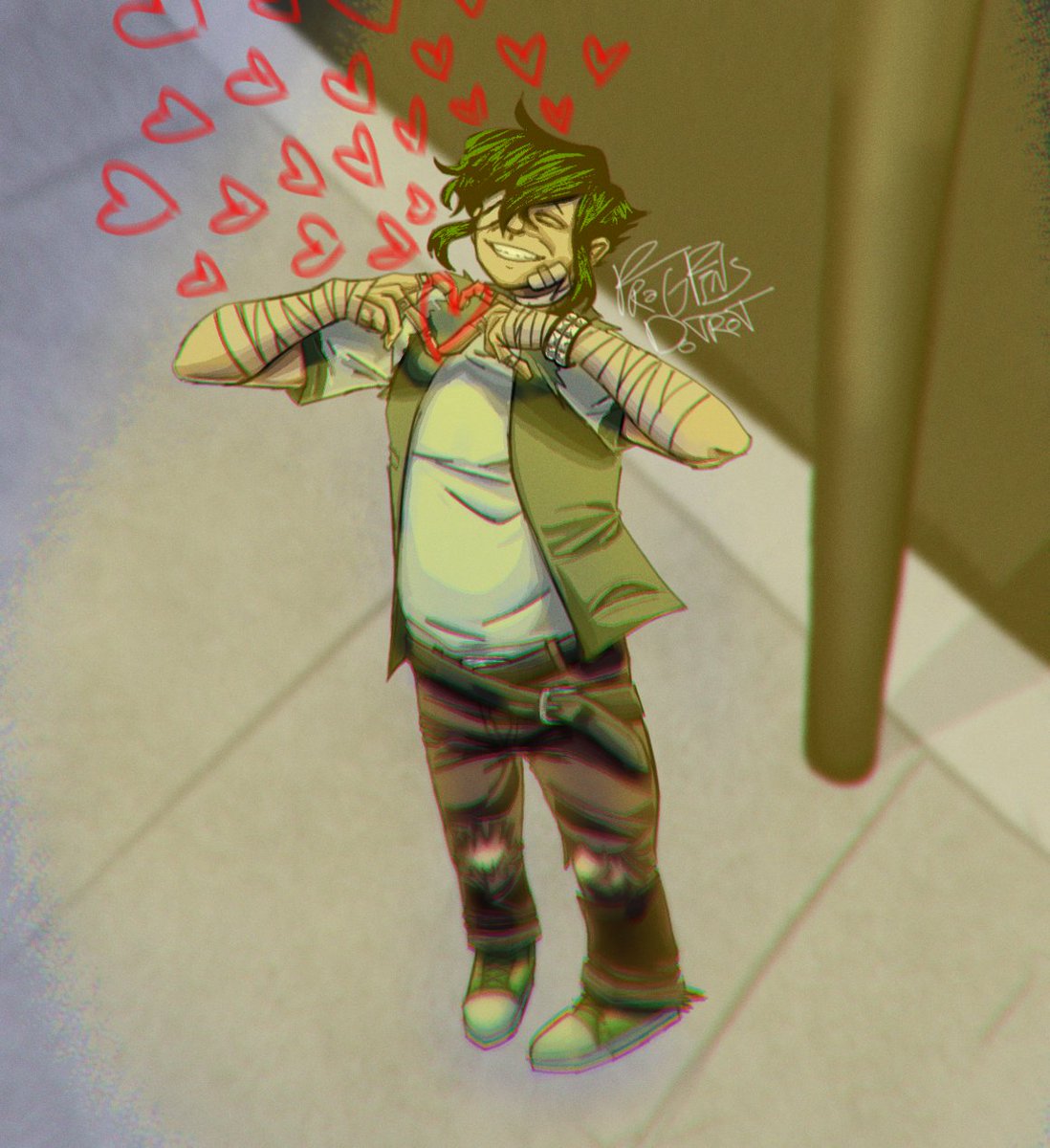 FrogFinsDotRot's tweet photo. Queen Elizabeth died?
Damn that sucks anyways look at this little guy he loves you :)
#OC #ocart https://t.co/AvQDr9sGyh