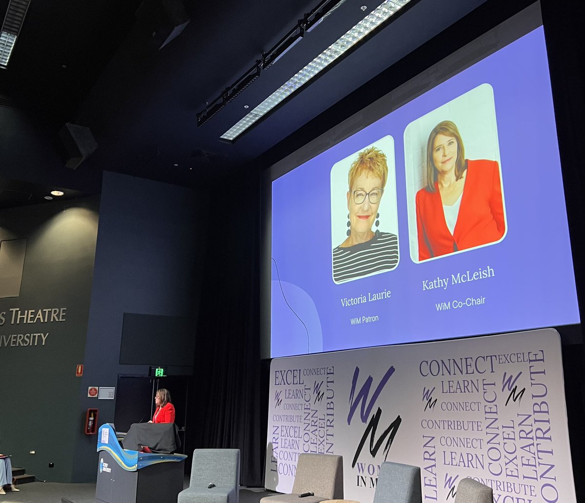 “It’s been an incredible four years, what an incredible group of women to be with, and what an incredible organization,” WiM Co-Chair Kathy McLeish said. #wimconf22 <a href="/kathymcleish1/">Kathy McLeish</a> #womeninmedia