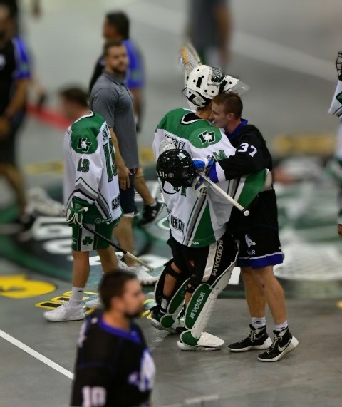 SaintsJrA's tweet photo. Looking forward to hearing these two gentleman’s names called on draft day! Trent Kellner and Colin Jeffrey. #NLLdraft #brotherhood #onceasaintalwaysasaint 🖤💛🥍💙🤍💚 https://t.co/7CPB4GMVHD