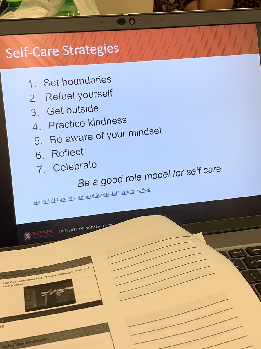 karenwood1's tweet photo. After two great days at DLP with @NCPrincipals, I am committed to doing a better job of modeling self care.  Home should be more than just a place you go to sleep when you’re not working. So tonight, I am enjoying the comforts of home with cool breezes and high tides! #NCDLP https://t.co/OdwXFBcY3a