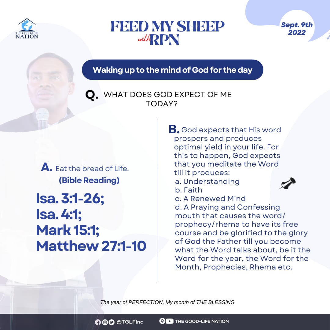 TGLFInc's tweet photo. The blessing of the word of God is activated by doing the word. -RPN

#BreadOfLifeWithRPN 

https://t.co/I0IobxAq0C 

https://t.co/jxXcJyndic

https://t.co/R9i3jTd2qG https://t.co/zYG6BEICbx