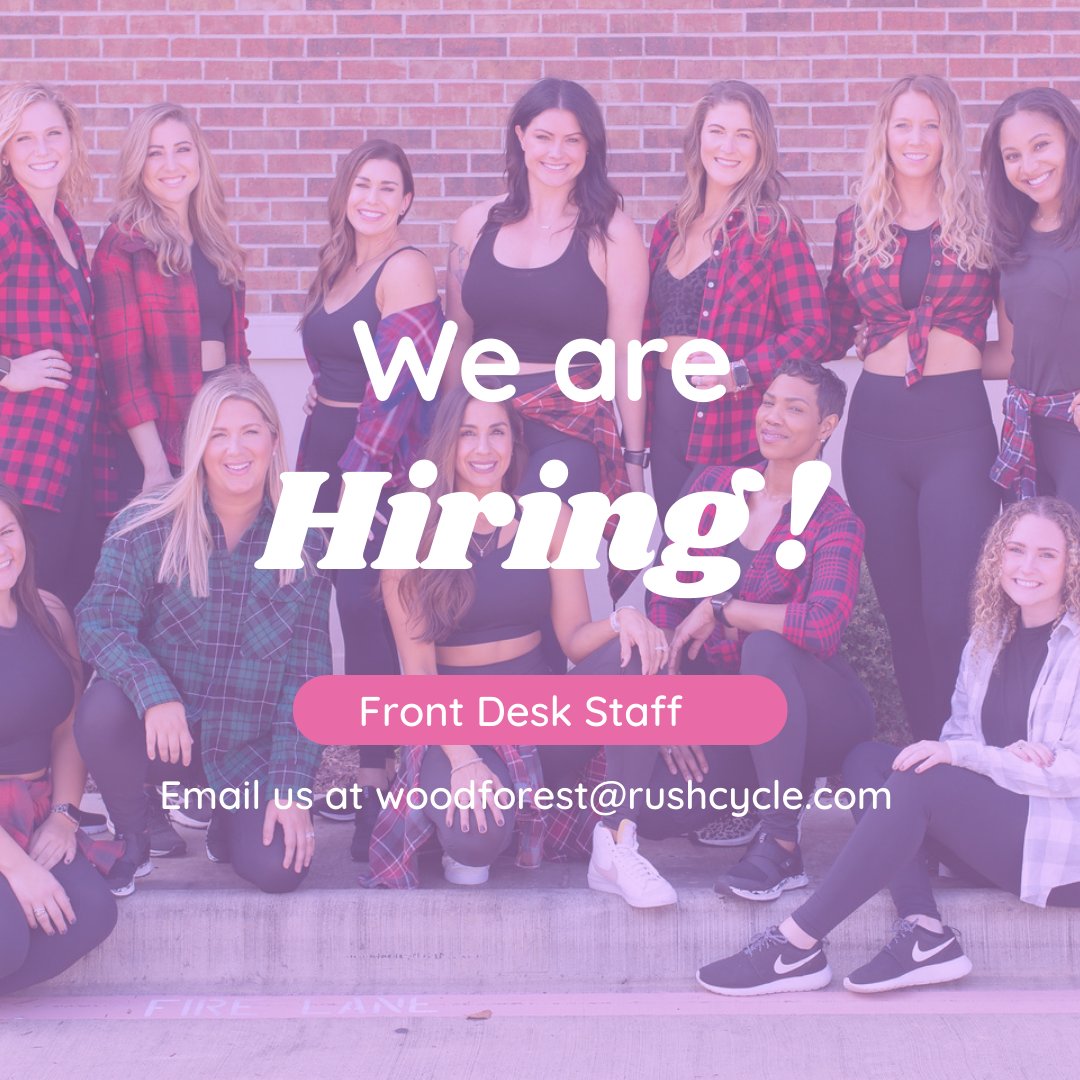 rushcycle_wofo's tweet image. Come FEEL THE RUSH and be apart of this wonderful team and community we have built! I promise you wont regret it! Email all resumes to Adriana.marshall@rushcycle.com

#youbelonghere #rushcycle #rushwofo #montgomerytx #spinstudio