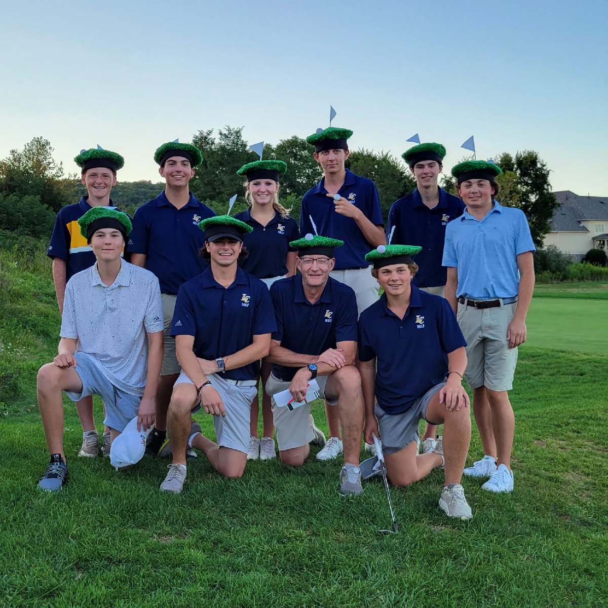 LCCaptainsGolf's tweet photo. Captains take the win vs Broad Run on Senior Day. Reed Theiss takes medalist honors with a 35. Liam Howard with a 37. Ayla Browning and Nic Serway with 39s. #hatswag https://t.co/cD3UZDhFVA