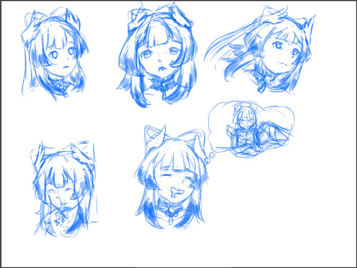 DeathHellScythe's tweet photo. Just some Kokomi doodles.
#kokomi https://t.co/MI8sMEhsaJ