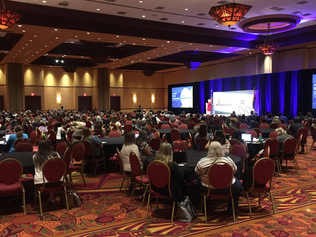 Amydeespeaker's tweet photo. AZSHRM closing Keynote 
#azshrm @Amydeespeaker @AzSHRM https://t.co/0XWAlHQndf