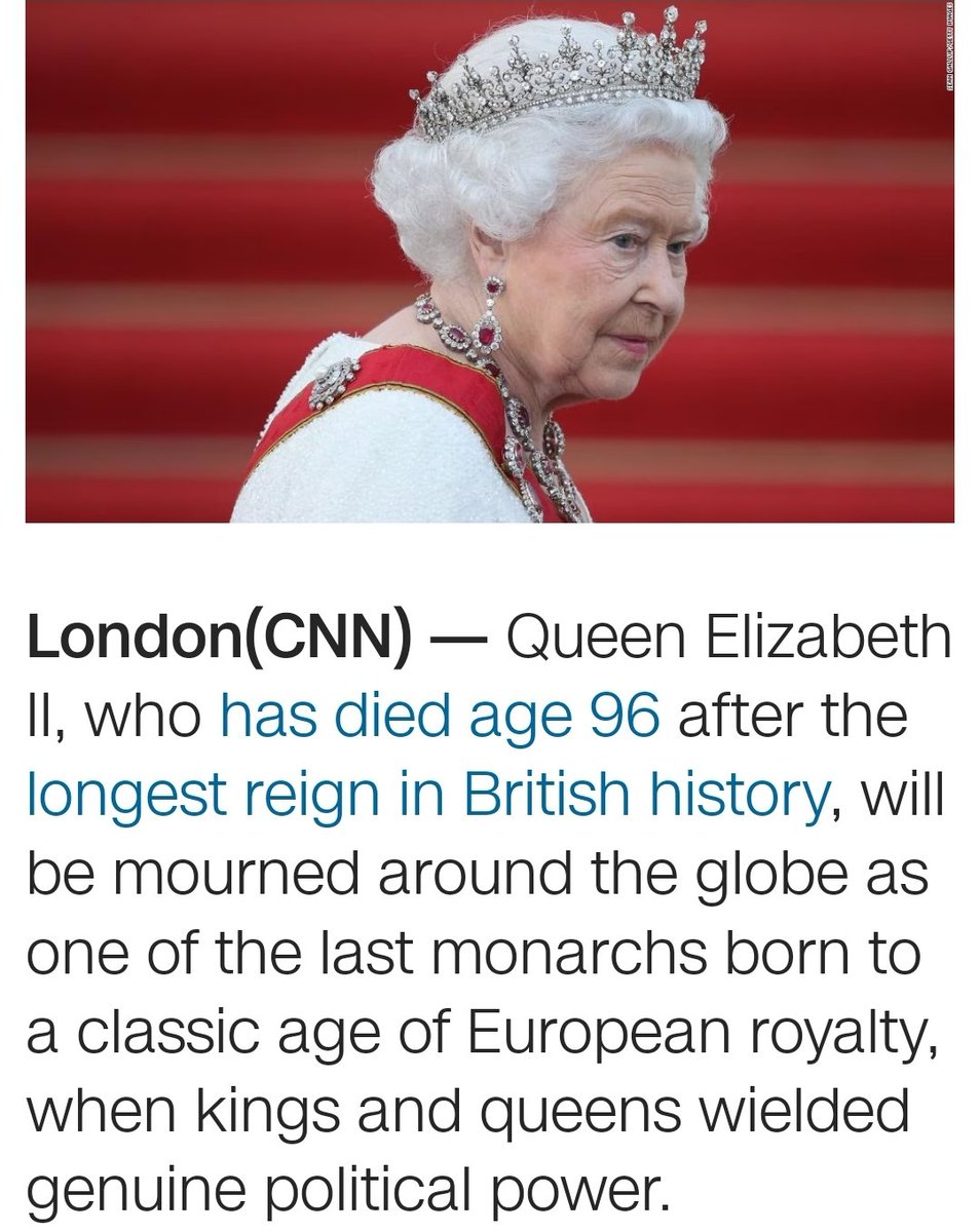 PrincessSaydah's tweet photo. Goodbye, Queen Elizabeth. Thank you for allowing me to escape to your country to avoid the Liberian genocide. Thank you for showing me what it is to be a woman ruler. Rest in Peace. https://t.co/Y0GJ9SuOTj