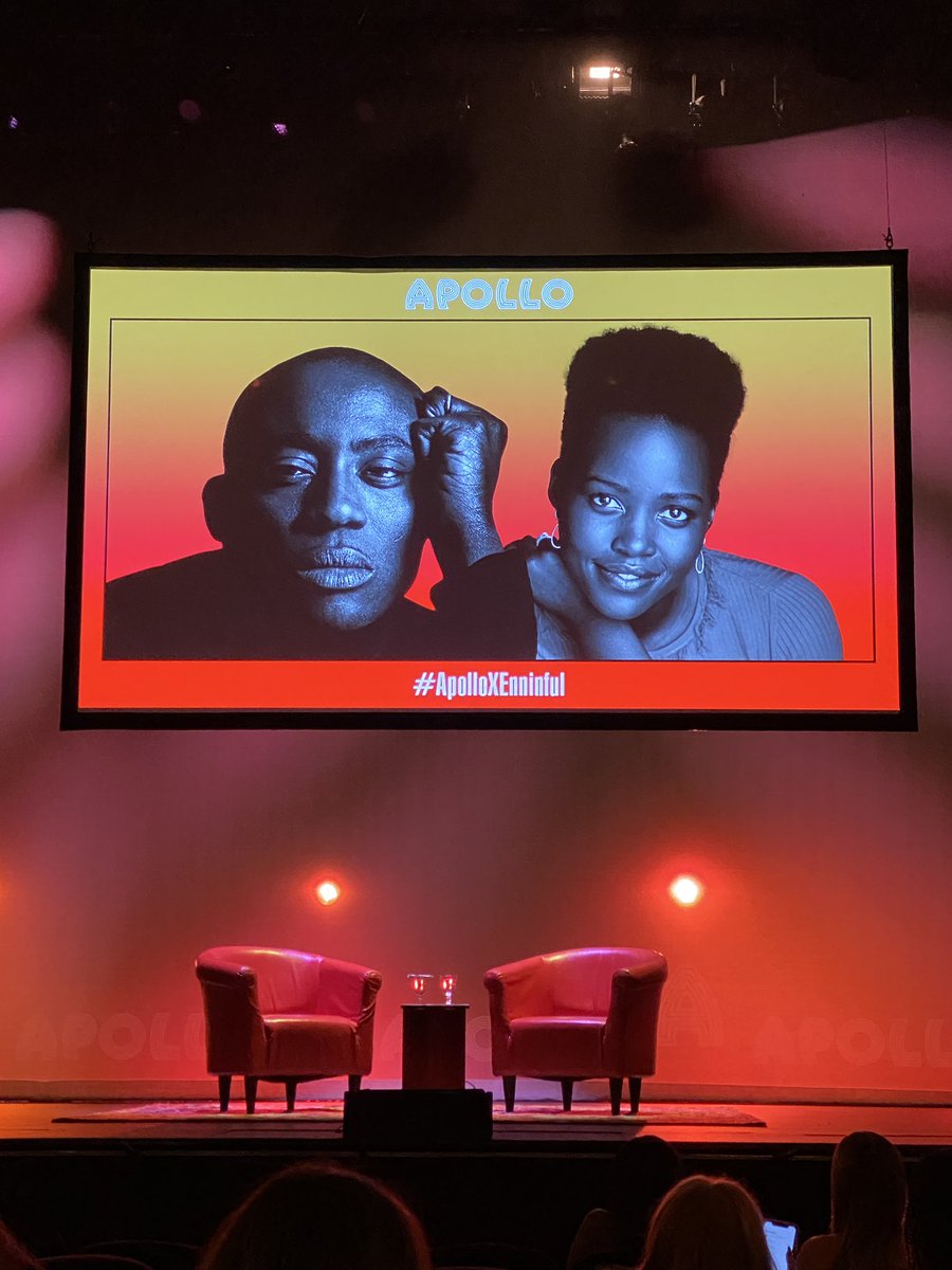 At <a href="/ApolloTheater/">apollotheater</a> So ready for the 💫 conversation between <a href="/Edward_Enninful/">Edward Enninful OBE</a> and <a href="/Lupita_Nyongo/">Lupita Nyong'o</a> #ApolloXEnninful