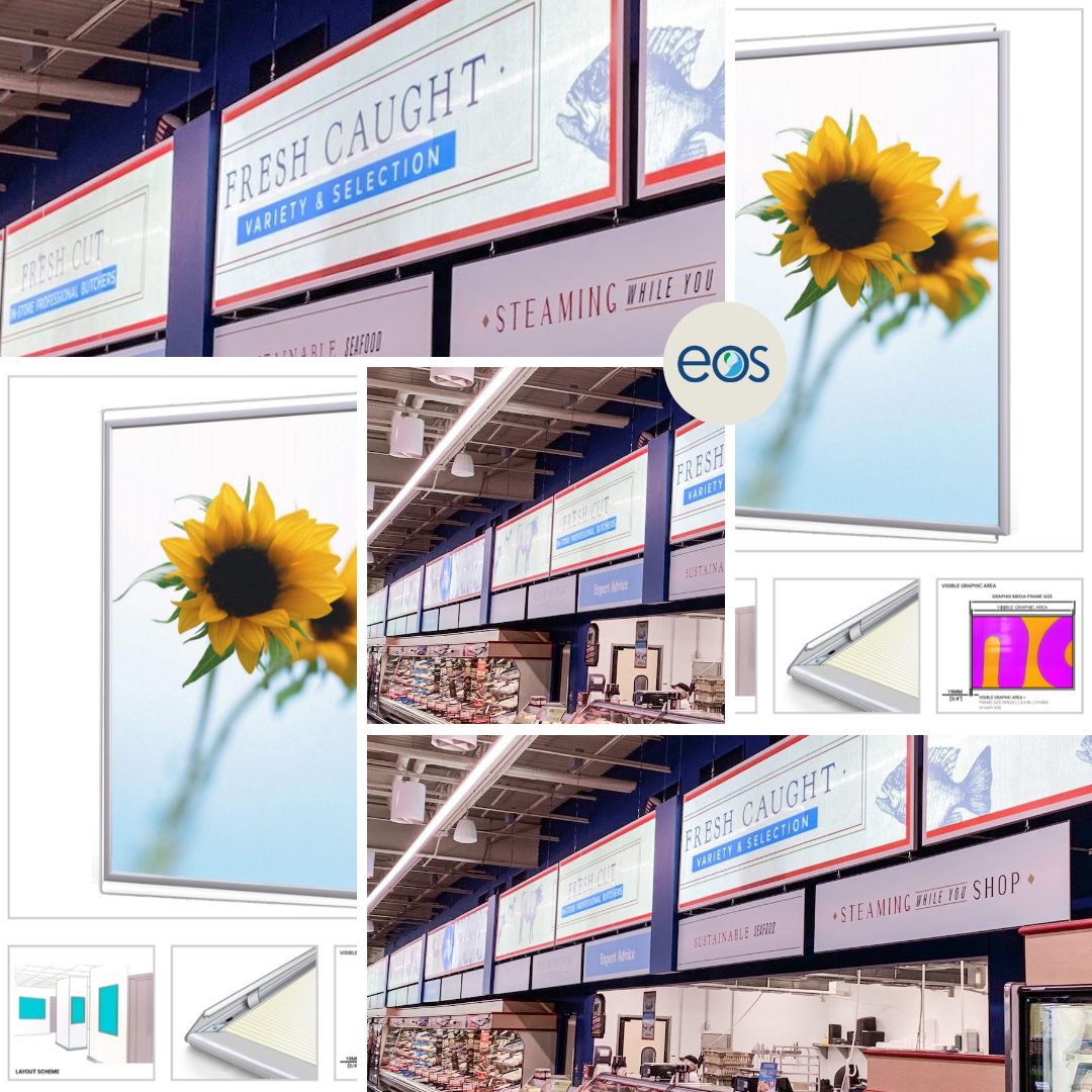 eoslightpanels's tweet image. The GRAPHIX MEDIA FRAME is an easy to use Snap Frame System that accommodates small to medium scale graphics, promotional signage, and backlit materials in a 3/4″ thick frame (edge &amp;amp; face)

More details eoslight.com/product/graphi…

#graphixmediaframe #EOSlight #EOS #lightpanel