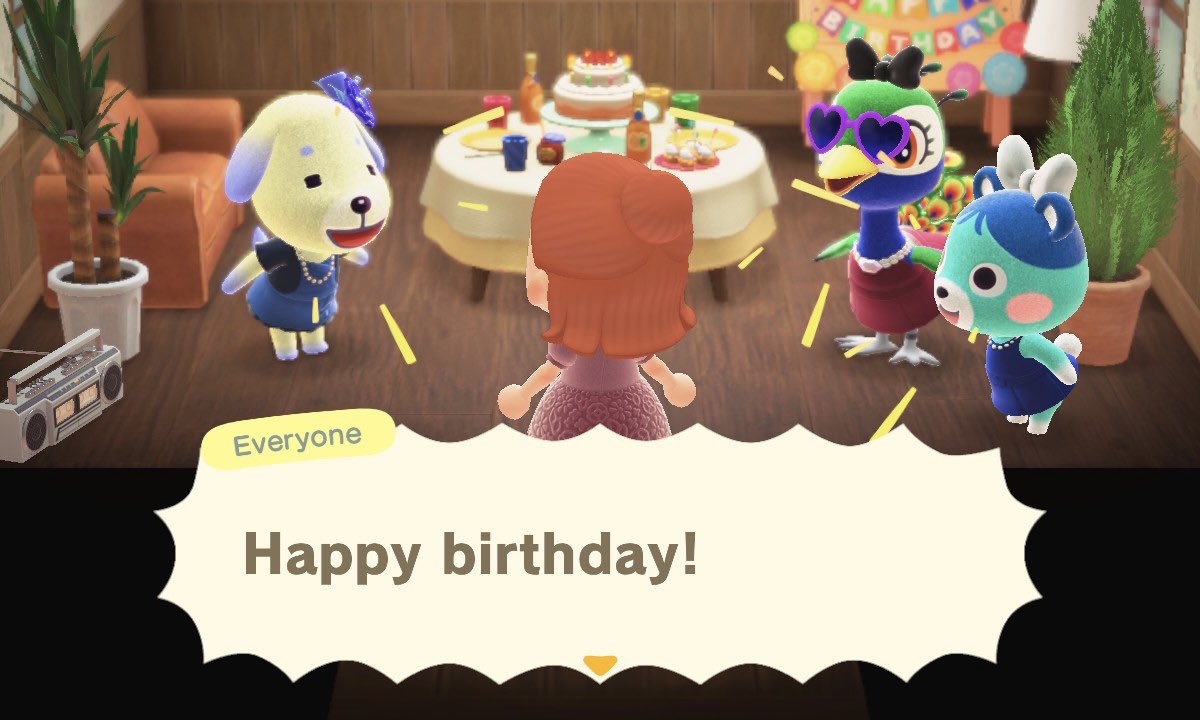 supashleyc's tweet photo. I spent my birthday with these cuties ๐ฅฐ๐ซถ๐๐ฅณ๐โจ
#acnh #acnhbirthday https://t.co/ezuY06sw3E