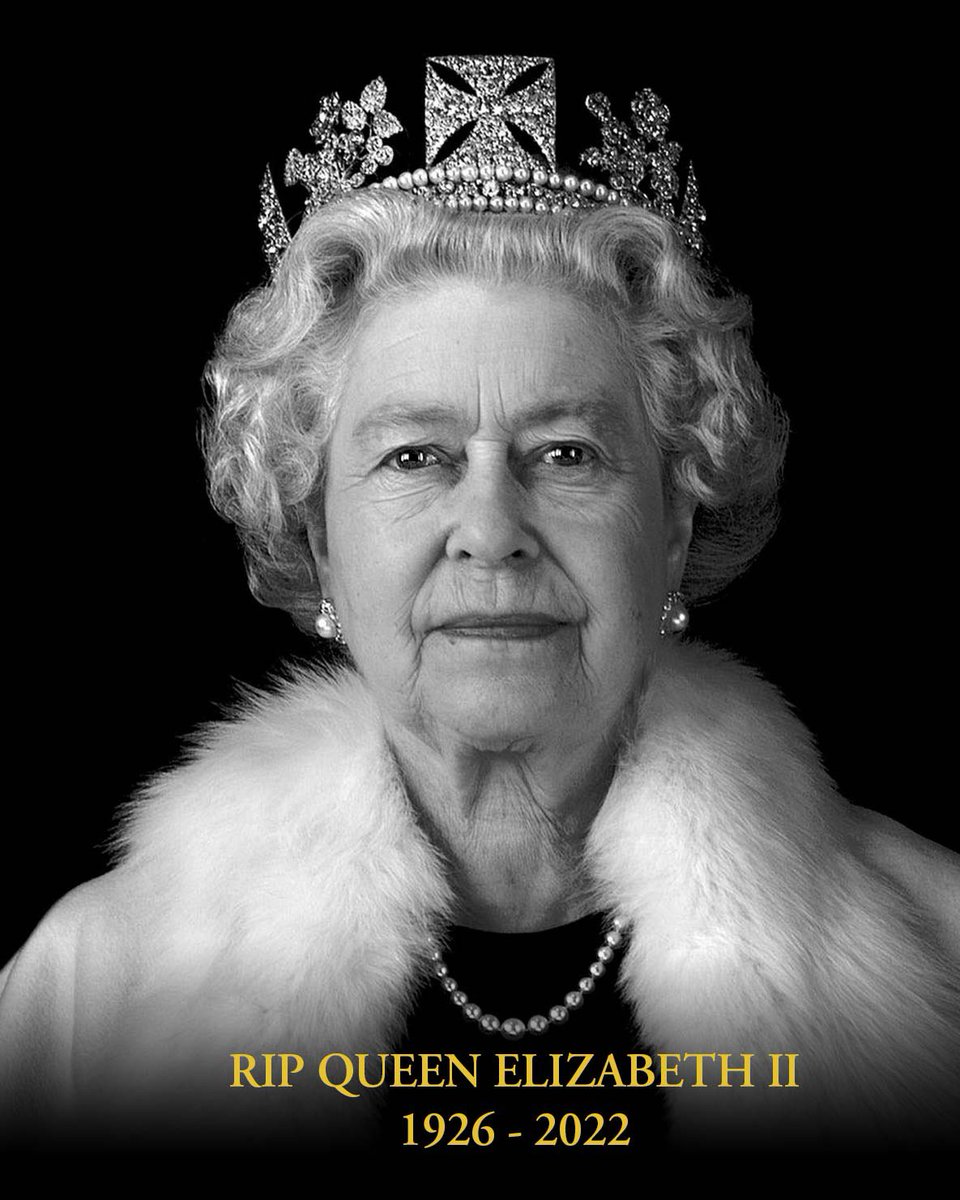 Today we sadly mourn the passing of our Queen, a faithful monarch who has been our greatest constant and reassuring presence throughout most of our lives. Who has brought our country together and guided us with dedication, warmth and good nature throughout her 70-year reign.